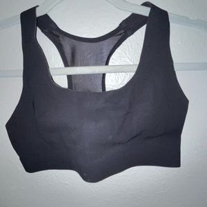 Black Lululemon sports bra